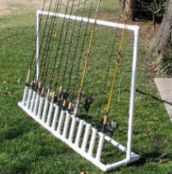 PVC Fishing Rod Holder Plans