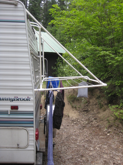 PVC Clothes Drying Rack Plans for RV