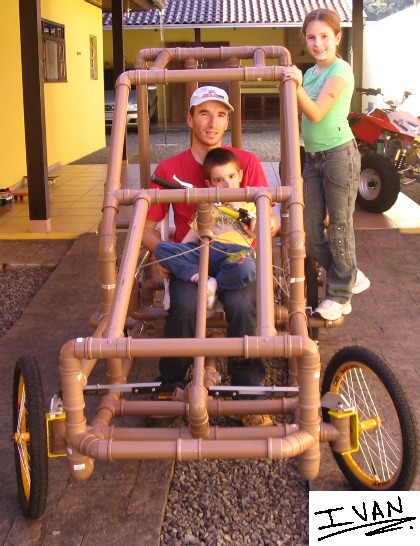 meteoor Stationair gevolgtrekking Build a PVC kartcross Pedal Car